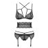 Set di lingerie in pizzo Frivolla Obsessive - seduzione in nero