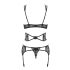 Set di lingerie in pizzo Frivolla Obsessive - seduzione in nero