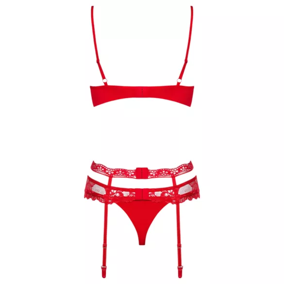 Obsessive - set lingerie donna - sexy - rosso