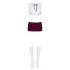 Obsessive - costume da studentessa sexy - set 5 pezzi