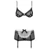 Obsessive Maidme - costume cameriera sexy 6 pezzi - travestimento donna