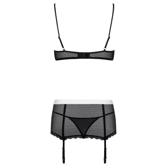 Obsessive Maidme - costume cameriera sexy 6 pezzi - travestimento donna - L/XL
