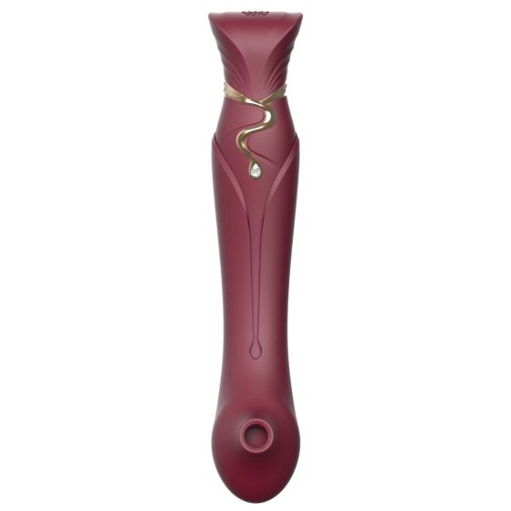 ZALO Queen - Vibratore per punto G e clitoride a impulsi ricaricabile (rosso)