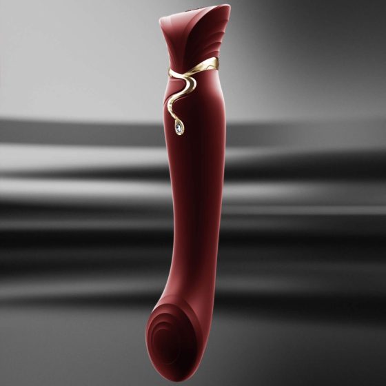 ZALO Queen - Vibratore per punto G e clitoride a impulsi ricaricabile (rosso)