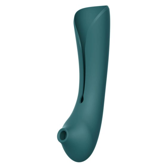 ZALO Regina - vibratore per punto G e clitoride con ricarica e onda pulsante (verde)