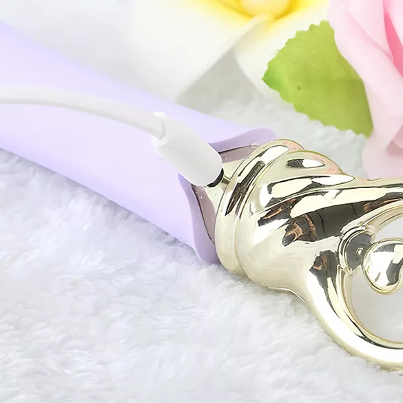 ZALO Confidence - vibratore massaggiante ricaricabile di lusso - viola