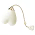 ZALO Baby Heart - vibratore clitorideo impermeabile intelligente (bianco)
