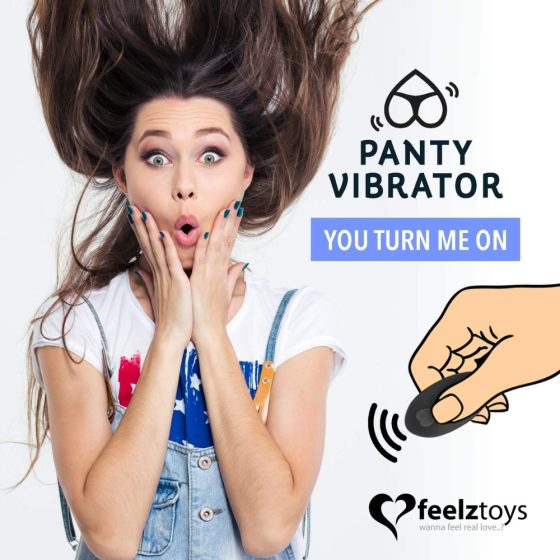 Vibratore Per Clitoride Ricaricabile e Wireless - FEELZTOYS Panty (nero)