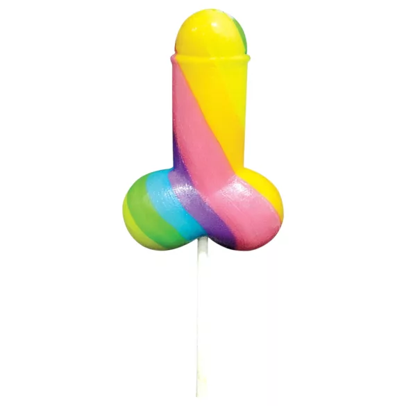 Rainbow Cock Pop - lecca-lecca a forma di pene (85 g) - gusto frutta