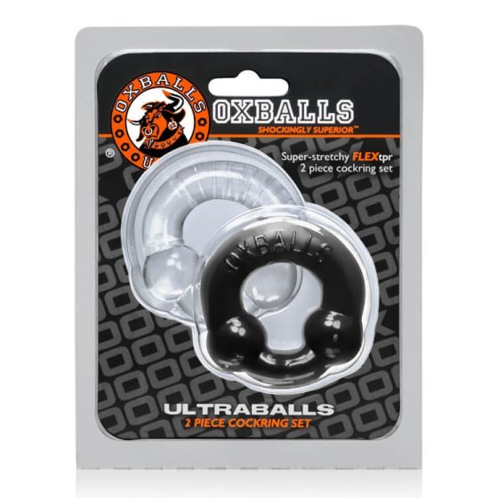 Anelli Penieni OXBALLS Ultraballs - Set Extra Resistente con Rilievi a Sfera (Confezione da 2)