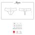Obsessive Miamor - perizoma in pizzo con strass per donna (nero) - L/XL