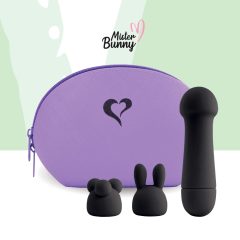   FEELZTOYS Mister Bunny - Set di mini vibratori massaggiatori impermeabili (nero)