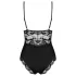 Obsessive - body in pizzo - nero - XXL