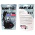 / FEELZTOYS Bunny Tails - plug anale in metallo con coda da coniglio (argento-nero)