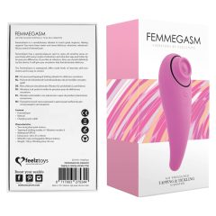   FEELZTOYS Femmegasm - Vibratore clitorideo e vaginale ricaricabile e impermeabile (rosa)