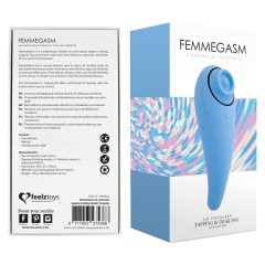   FEELZTOYS Femmegasm - Vibratore stimolatore clitorideo e vaginale ricaricabile impermeabile (blu)