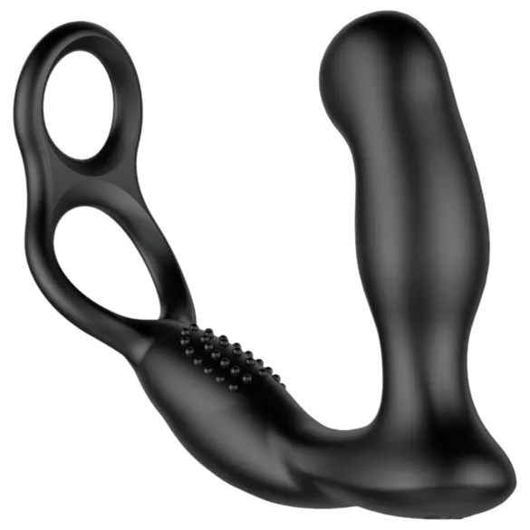Nexus Revo - vibratore prostata rotante con anello - nero