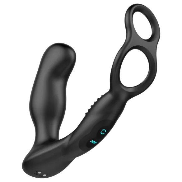 Nexus Revo - vibratore prostata rotante con anello - nero