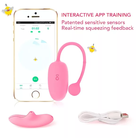 Magic Motion Kegel Coach - pallina geisha vibrante (rosa)