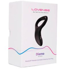   LOVENSE Diamo - Anello vibrante per pene ricaricabile e intelligente (nero)