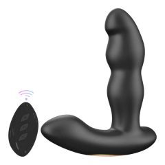 Vibratore anale rotante ricaricabile Aixiasia Hiross (nero)