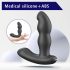 Aixiasia Hiross - Vibratore anale rotante (nero)