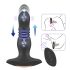 Aixiasia Roy - Vibratore Anale Nero con Telecomando e Radio Ricaricabile
