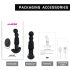 Aixiasia Abake - Vibratore Anale Rotante (nero)