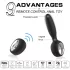 Aixiasia Dylon-Remote - vibratore anale wireless ricaricabile nero