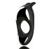 FEELZTOYS Zeus - anello vibrante ricaricabile per il piacere maschile (nero)