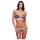 Baci - set reggiseno e slip floreale in pizzo - M/L