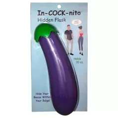 In-cock-nito - borraccia a forma di melanzana (viola)