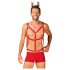 / Obsessive Mr Reindy - Costume da renna uomo (3 pezzi) - rosso - L/XL