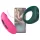Magic Motion - vibratore coppia set - stimolatore doppio - silicone rosa verde