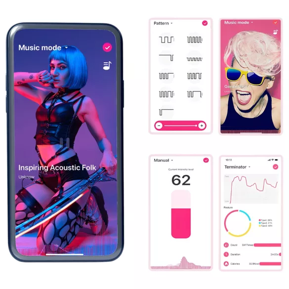 Magic Motion - vibratore coppia set - stimolatore doppio - silicone rosa verde