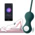 Magic Motion Crystal Duo - set di geisha ball intelligenti - (verde)