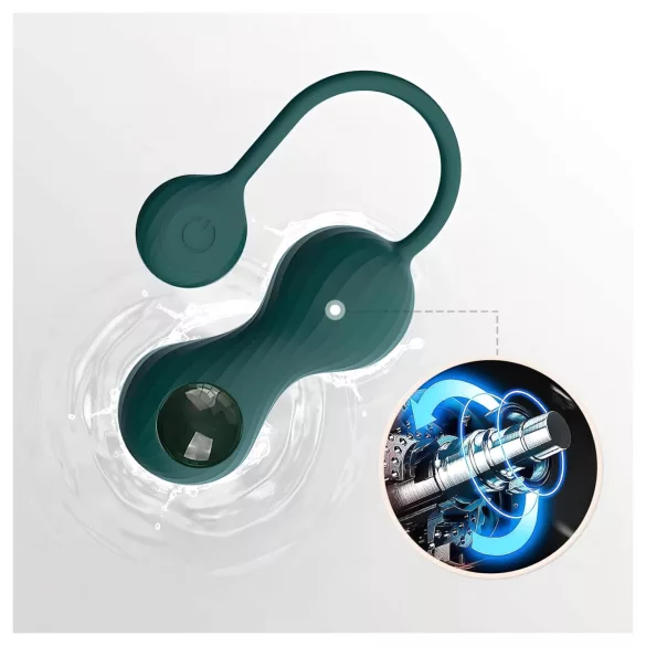 Magic Motion Crystal Duo - set di palline kegel smart - verde