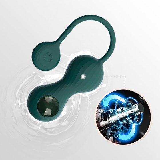 Set di Sfere di Kegel Intelligente Magic Motion Crystal Duo - verde - (2 pezzi)
