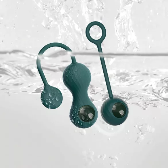 Magic Motion Crystal Duo - set di palline kegel smart - verde