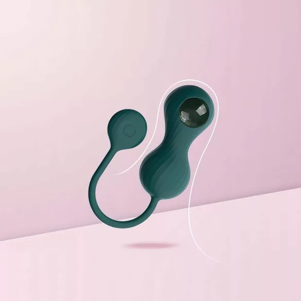 Magic Motion Crystal Duo - set di palline kegel smart - verde