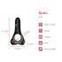 Magic Motion Rise - anello vibrante smart ricaricabile (nero)