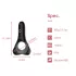 Magic Motion Rise - Anello vibrante per pene con controllo tramite app, per uomini (nero)