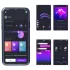 Magic Motion Rise - Anello vibrante per pene con controllo tramite app, per uomini (nero)