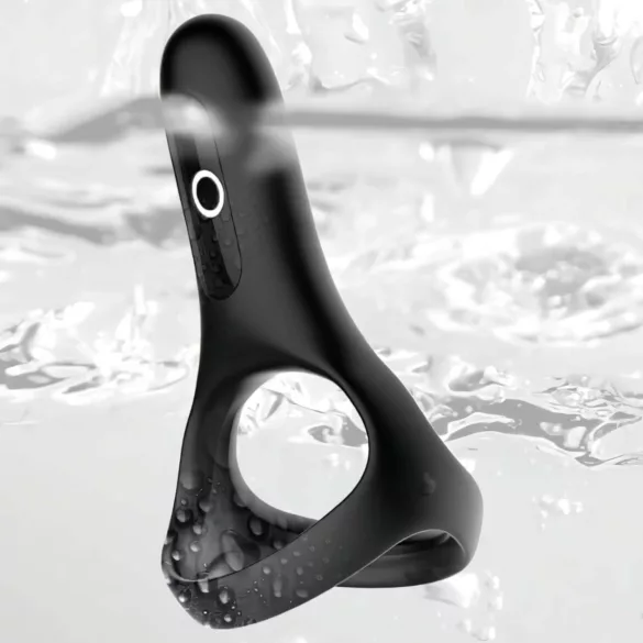 Magic Motion Rise - Anello vibrante per pene con controllo tramite app, per uomini (nero)