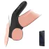 Magic Motion Rise - Anello vibrante per pene con controllo tramite app, per uomini (nero)