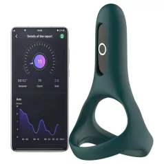  Magic Motion Rise - Anello vibrante per pene con controllo tramite app, per uomini (verde)