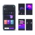 Magic Motion Rise - Anello vibrante per pene con controllo tramite app, per uomini (verde)