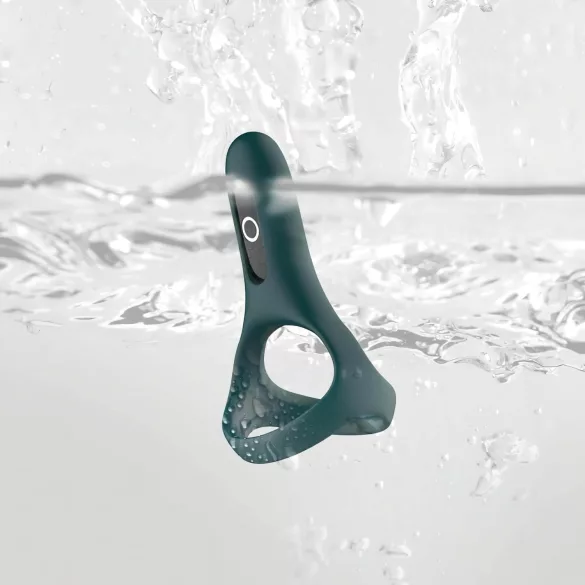 Magic Motion Rise - anello fallico vibrante ricaricabile smart - silicone verde