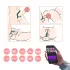 Magic Motion Rise - Anello vibrante per pene con controllo tramite app, per uomini (verde)