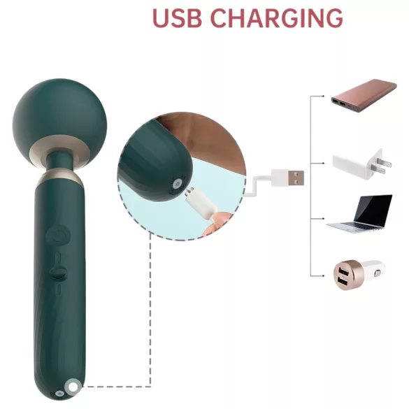Magic Motion Zenith - vibratore massaggiante smart - silicone verde